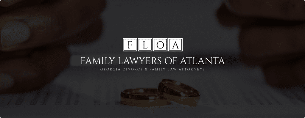 FLOA website heading with two hands rings in background